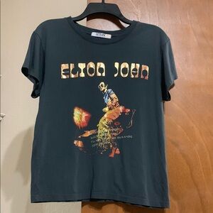 LETLUV for Anthropologie Elton John Graphic T-Shirt size XS
